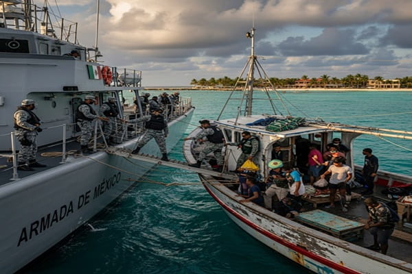 Ship Interception Isla Mujeres: Rescues and Transfers to Authorities