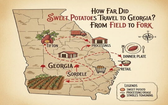 How Far Did Sweet Potatoes Travel to Georgia? From Field to Fork