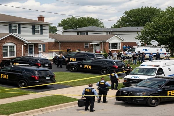 FBI Search Niles Ohio Home in Ongoing Investigation